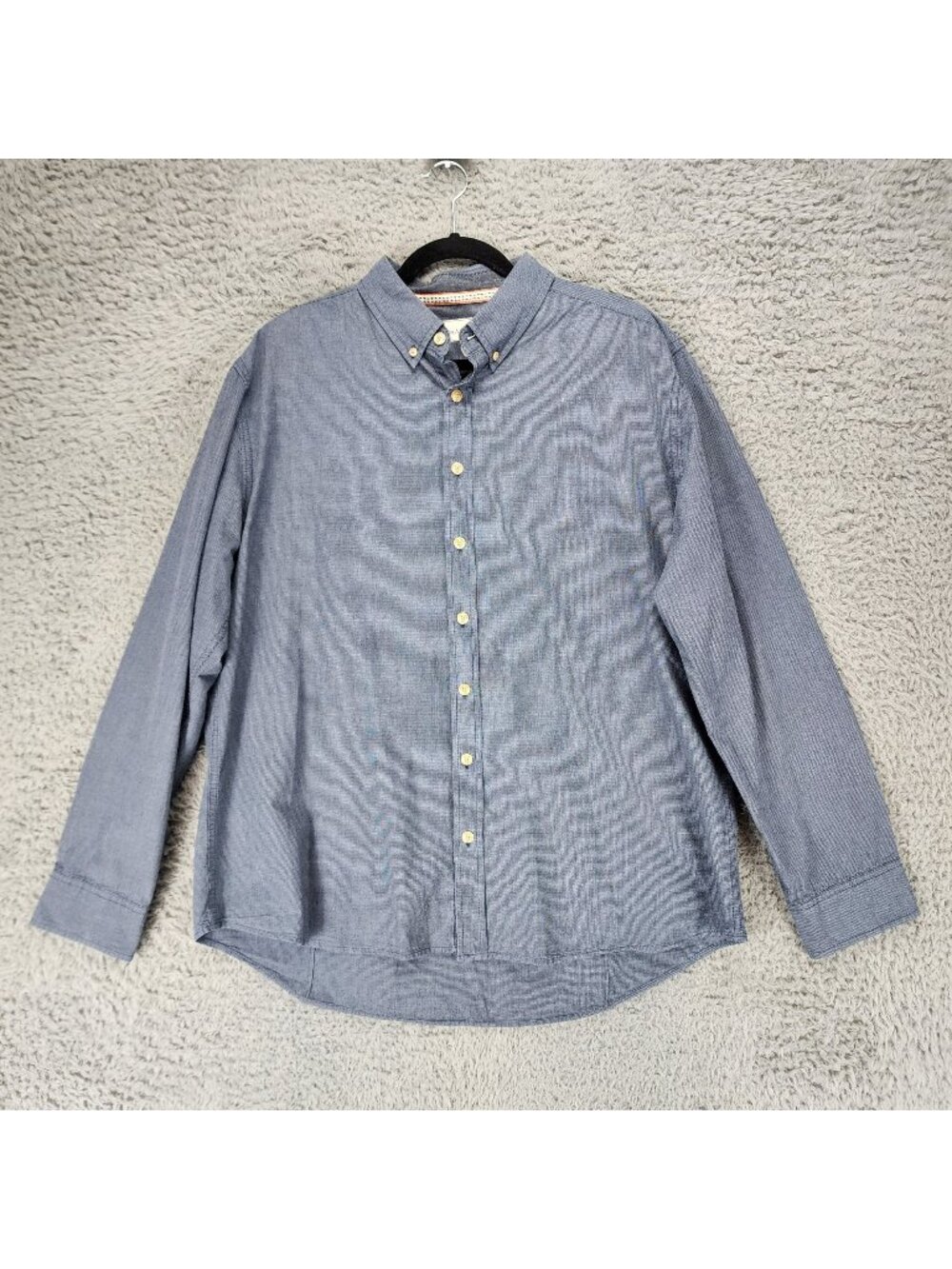 Normal Brand Shirt Mens XL Blue Long Sleeve Button Up